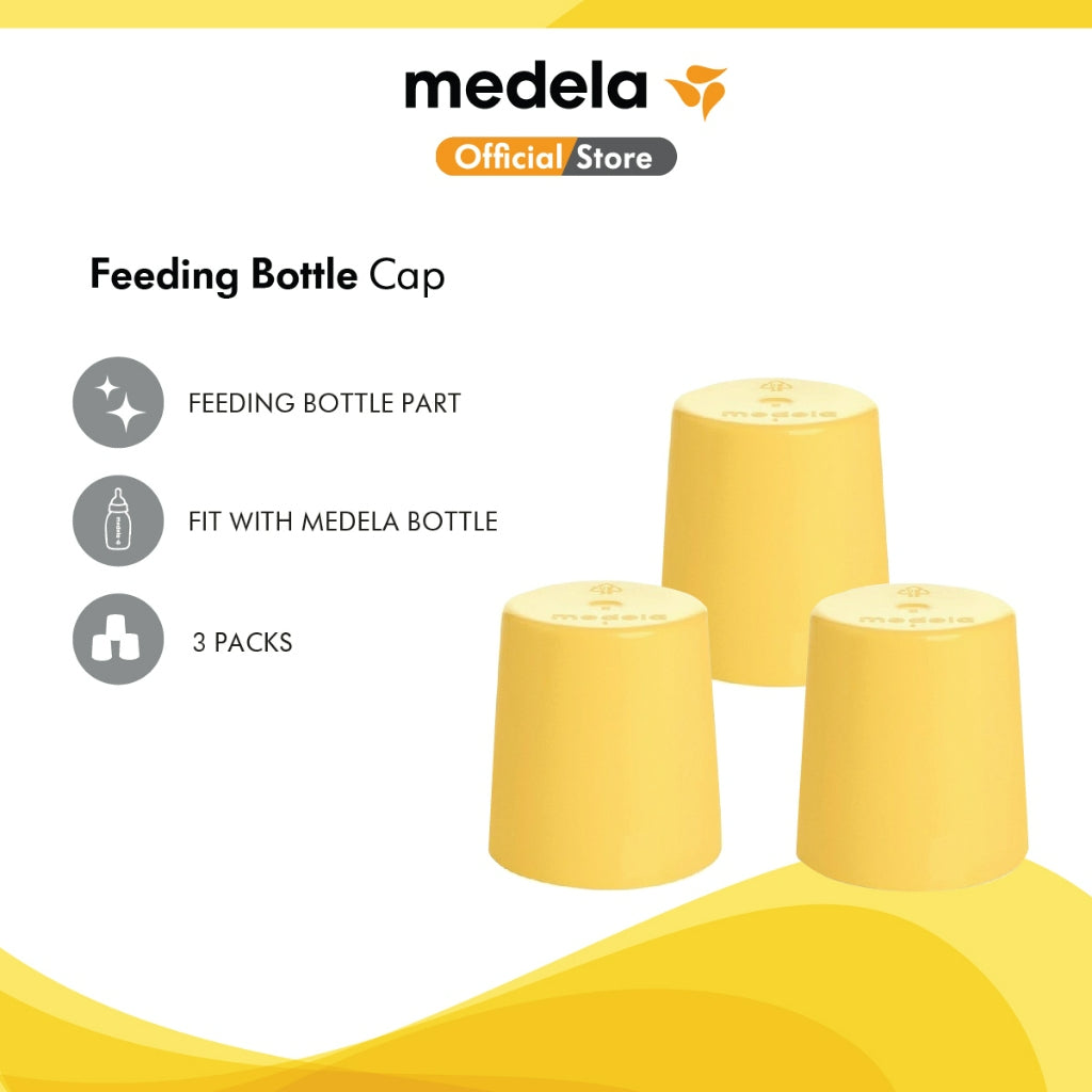 Feeding Milk Bottle Tall Cap, 3 packs