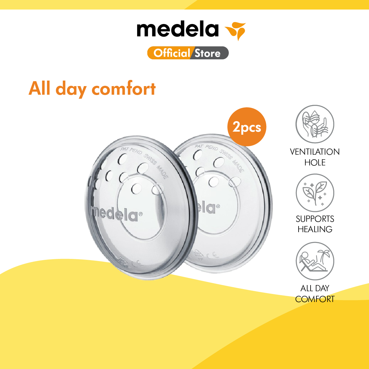 Breast Shells with Breathable Ventilation Holes 2 pcs