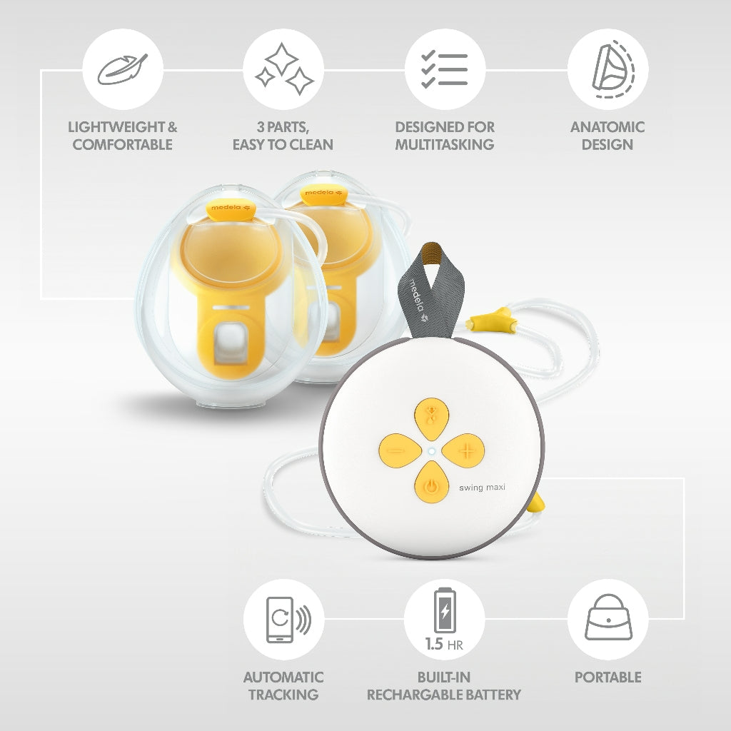 Swing Maxi™ Hands-free Wearable Double Electrical Breast Pump