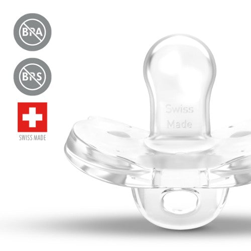Baby Pacifier, Soft Silicone Girl and Boy Duo