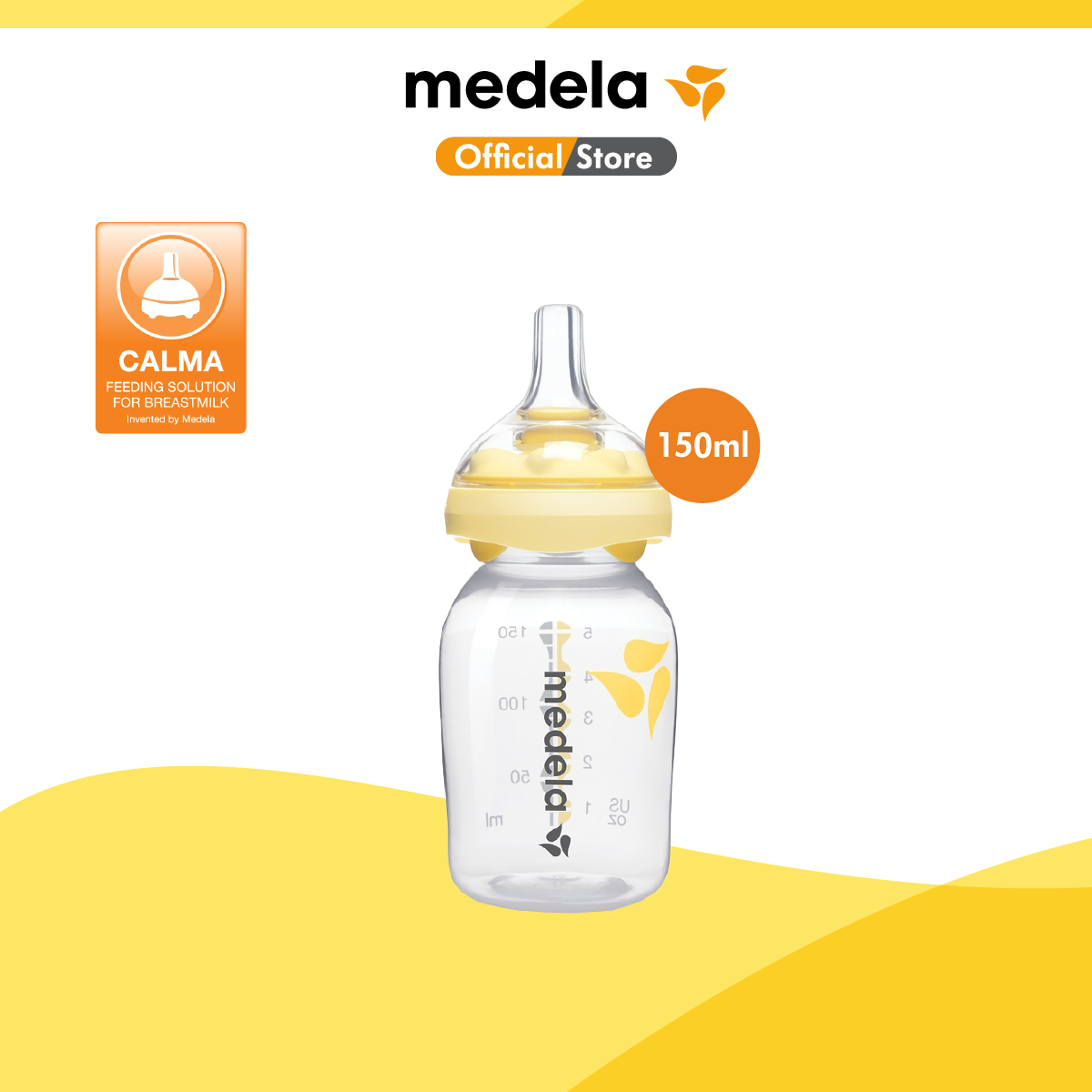 Calma Breast Milk Bottle with Teat 150ml