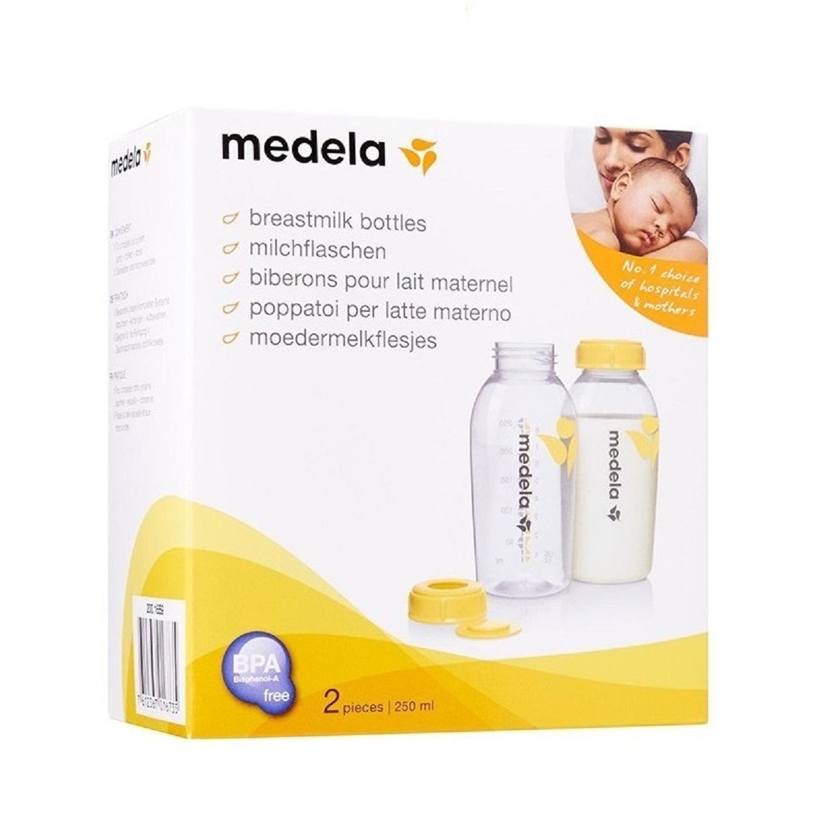 Breast Milk Bottle 250ml, 2pcs