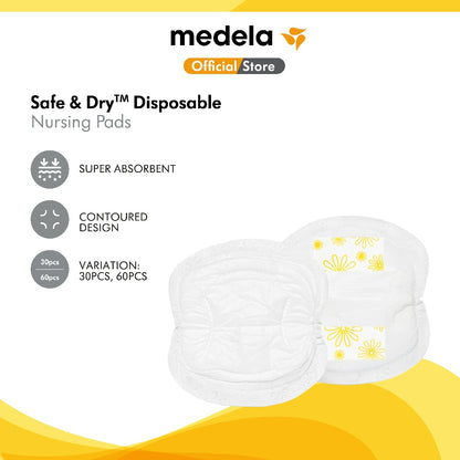 Safe & Dry™ Disposable Nursing Pads