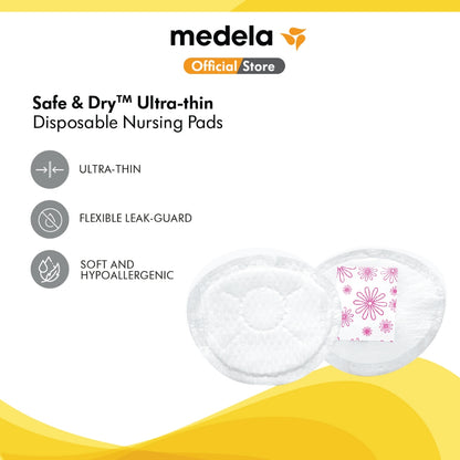 Safe & Dry™ Ultra Thin Disposable Nursing Pads 30pcs