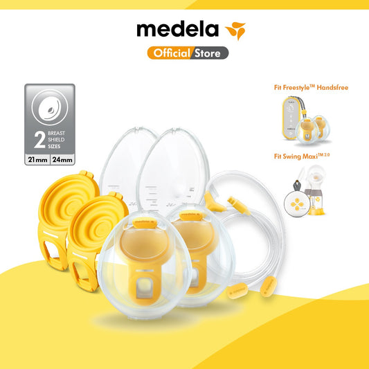 Freestyle™ Hands-Free Breast Collection Cups Accessories with  21mm and 24mm Shields