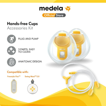 Freestyle™ Hands-Free Breast Collection Cups Accessories with Tubing